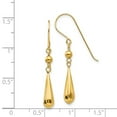 thumbnail image 3 of 14K Yellow Gold Earring Drop & Dangle Women'S 37 mm 4, 3 of 3