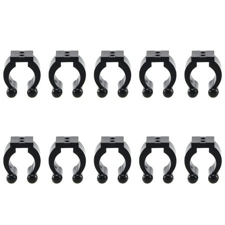 10 Pcs Fishing Pole Rod Storage Clip/ Billiards Snooker Cue Locating Clip Holders/ Rack