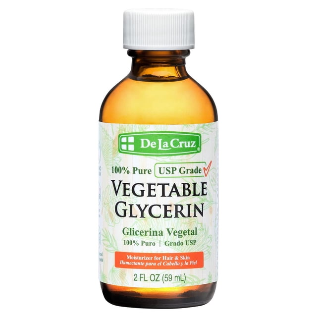 Glicerina Vegetal De La Cruz Suaviza, Tonifica e Hidrata