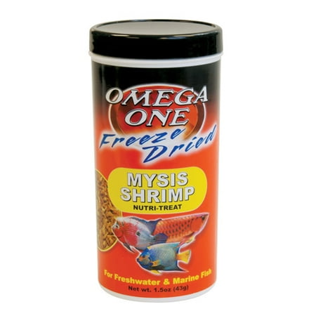 Mysis Shrimp - Omega One Freeze-Dried Mysis Shrimp Nutri-Treat - 1.5 oz