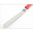 thumbnail image 2 of Acier Inoxydable, Manche en Plastique avec Trous, Spatule Crème pour le Corps Courbée (Rouge), 2 of 5