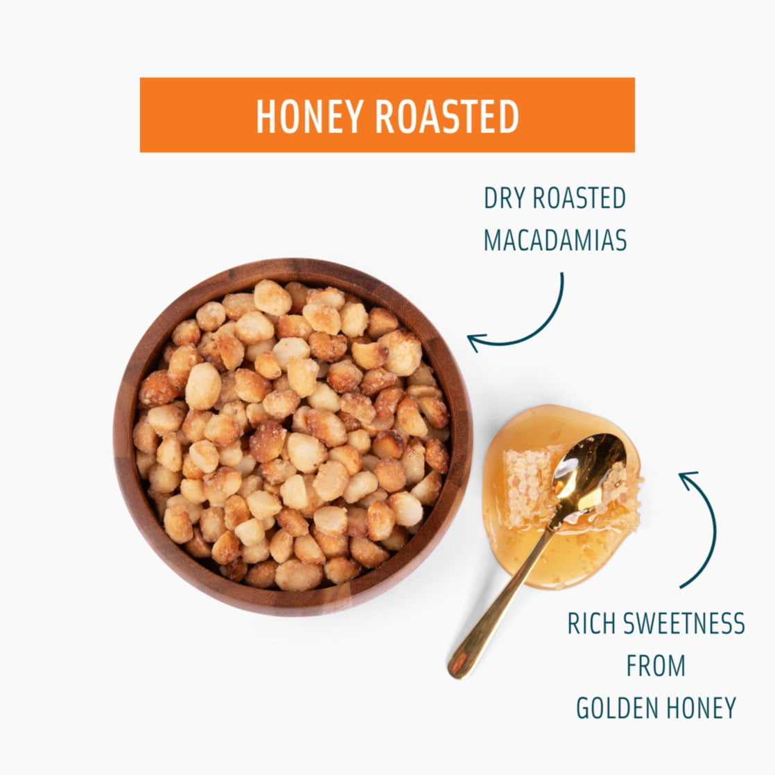 Mauna Loa Honey Roasted Macadamia Nuts 4oz Bag gluten-free