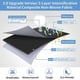 thumbnail image 3 of 4 Under Bed Storage Bags with Reinforced Handle for Quilts, Blankets, Pillows, Toys, Jackets, 60 x 40 x 35cm (Black), 3 of 5