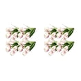 thumbnail image 1 of Moyic 4X flores artificiales Real Touch simulación 9 cabezas ramo falso boda tulipanes florero decorativo hogar ceremonia suministros Type6 NO6, 1 of 6