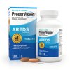 PreserVision AREDS Eye Vitamin & Mineral Supplement, Contains Vitamin C, A, E, Zinc & Copper, 120 Tablets