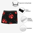 thumbnail image 5 of Kdxio Men's Boxer Briefs with Beautiful Red Ladybug Print - Comfortable and Breathable Underwear for Everyday Wear, 5 of 7