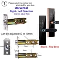 thumbnail image 2 of Electronic Lock Bluetooth Smart Door Lock Fingerprint Lock Password IC Card Key For Smart Home ,Easy Installation, 2 of 5