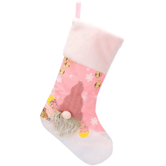 Nuevos calcetines navideños con decoración navideña calcetines navideños Rudolph iluminados en rosa calcetines navideños iluminados en rosa para hombres/trae tus propias 2 ANGGREK Otros