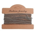 thumbnail image 2 of Cadena de Cable Curvo Perfecl Eslabón de las Cadenas de Cable Chapado en Blanco, 2 of 8