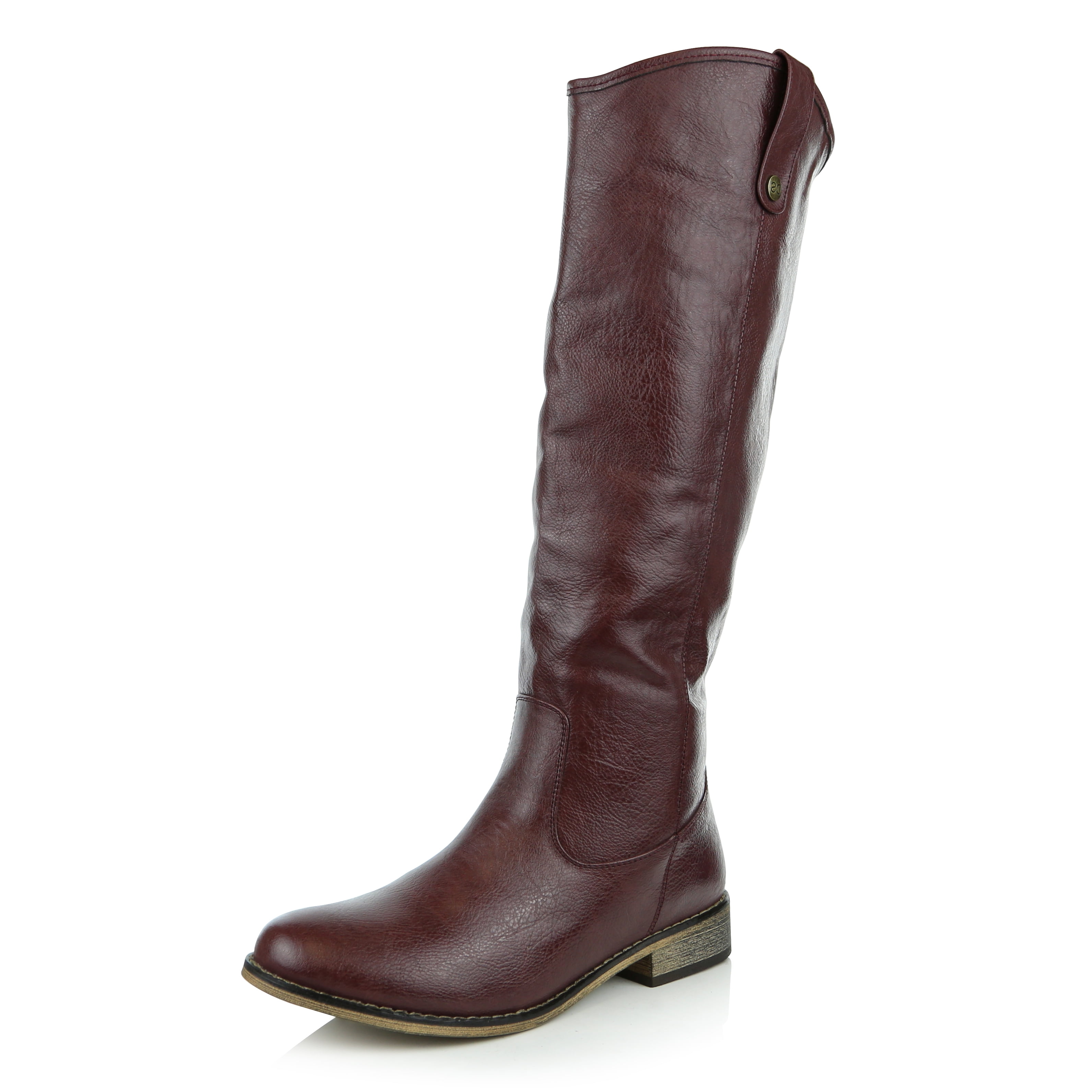 round toe wide calf boots