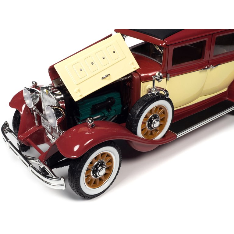 1/18 ミニカー 1931 ピアレス マスター 8 セダン 京商 1/18 1931 Peerless Master 8 Sedan (Cinnamon Red) Diecast Car