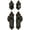 Timeless Bronze, variant on Grandeur 823028 Grande Victorian Solid Brass Single Cylinder Keyed Entry Knobset And