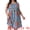Yellow Blue, variant on Plus Size Floral Tank Sleeveless Boho Dress 2X Pink Blue