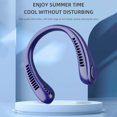 thumbnail image 2 of Ventilador de cuello portátil Halter Fan Sports Lazy Mini para colgar USB, 2 of 3