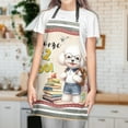 thumbnail image 3 of Welcome Poodle Back to School Vintage Retro Apron Poodles Dog Lover Gifts Idea for Cooking Grilling Baking Painting Gardening - 02012, 3 of 5