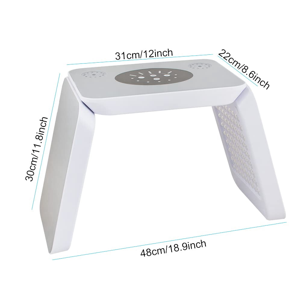 RKXQT Red Light Therapy,7 Colors LED Light for Face,Facial Light, Skin Care, with Eye Patch