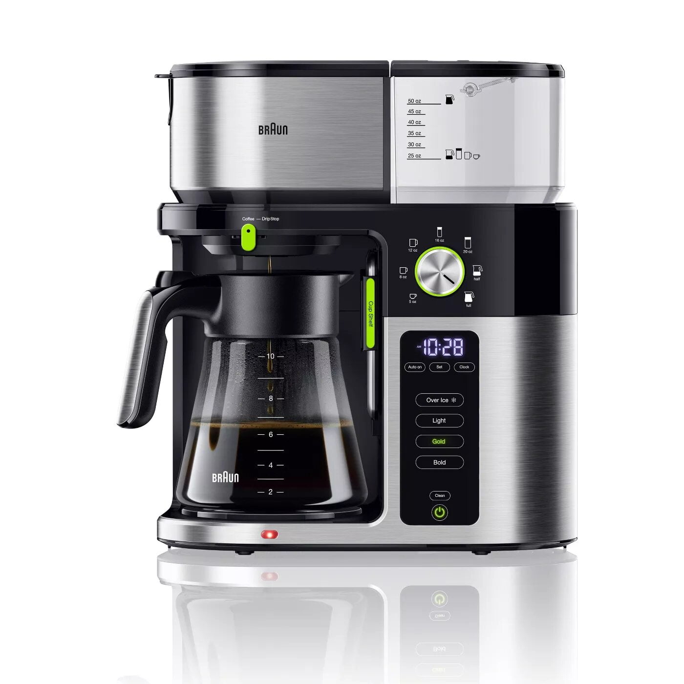 Braun MultiServe 12 Cup Drip Fast Brew MultiServe Coffee Maker