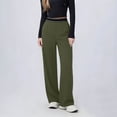 thumbnail image 6 of Aboser Sun Protection Sweatpants for Women High Waisted Lounge Pants Outdoor UPF UV Protective Travel Pants Lightweight Wide Leg Long Trousers with Pockets, 6 of 9