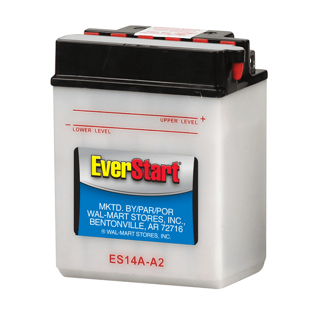 EverStart Lead Acid PowerSport Battery, Group Size ES14AA2 (12 Volt