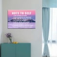 thumbnail image 2 of Inspirational Quotes Poster Note To Self Wall Art Prints Inspirational Wall Art For Office Quotes Motivational Canvas Prints Framed Wall Art for Modern Home Bathroom Bedroom Decor [12''''W X 18''''H], 2 of 5