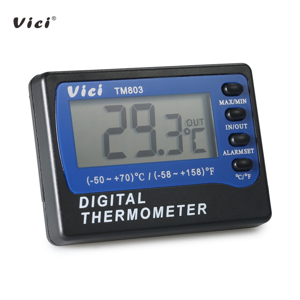Mini Digital LCD High Temperature Thermometer With Probe Celsius Accurately Hot 
