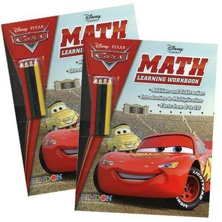 disney cars math learning book with pencils walmart canada