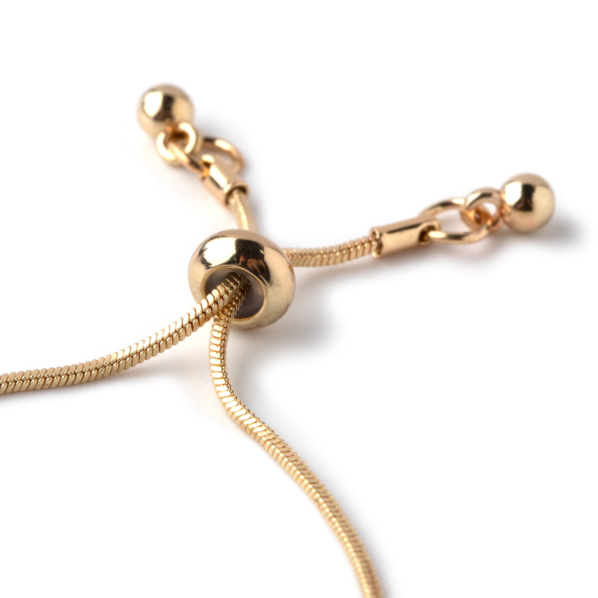 Cousin DIY Adjustable Chain Bracelet Base, Gold and Silver, 2 Pieces, One Size for Adult, 69991849