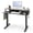 Black, variant on Furnibear Height Adjustable Electric Standing Desk 48 x 24 Inch with 2 Fabric Drawers Monitor Shelf and 3 Memory Settings in Black