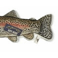 thumbnail image 4 of Steel Dog Denim Rainbow Trout Squeaker Dog Toy, Rope Core for Interactive Play, 4 of 4