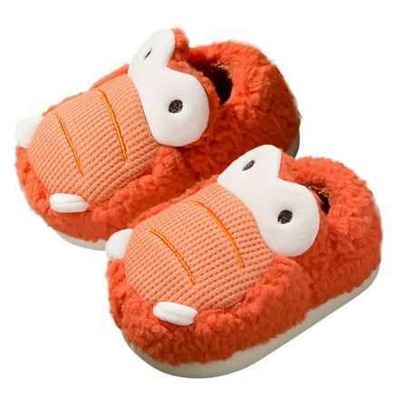 

Youmylove Girls Boys Home Slippers Warm Dinosaur House Slippers For Toddler And Infant Lined Winter Indoor Shoes Cute Footwear