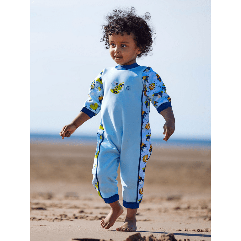  Splash About Warm in One Baby Wetsuit, Blue Cobalt, 6-12  Months: Clothing, Shoes & Jewelry