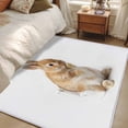 thumbnail image 4 of Area Rugs 2.7'x5', Funny Bunny Carpet for Living Room Bedroom Dining Room, Cute Art Fun Lovely Animals on Toilets Throw Kitchen Rugs Non Slip Washable Rectangle Indoor Outdoor Rugs, 4 of 8