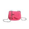 thumbnail image 1 of Bolsos cruzados para mujer, bolso de cuero de PU, mini bolso de cadena, bolso de hombro informal (rosa), 1 of 8