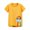 Yellow, variant on Vedolay Trendy Tops For Boy T Shirt Boy's Summer Round Neckline Tops Cotton Casual Short Sleeve Tee,Black 12-24 Months