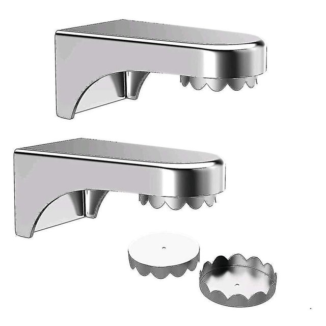 Jabonera magnética de acero inoxidable para baño, 2 uds.