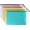 Colorful, variant on PTSPLLMY 6 Pack Mesh Zipper Pouch Bags, Waterproof Zipper Pouch Zip File Folders for Organization School Office Supplies Travel Storage Bags (Colorful)