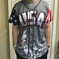 thumbnail image 2 of GREY TRUMP #45 BASEBALL JERSEY, 2 of 5
