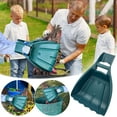 thumbnail image 1 of Leaf With Handles Heavy Duty Garden Leaf Collector Set Garden Scoop Pair For A Tidy Garden, 1 of 9