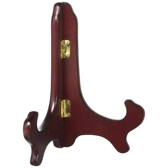 Tripar Wooden Walnut Plate Stand Easel Holder - Durable Display - 7"