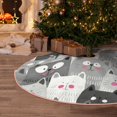 thumbnail image 5 of Haiem Cats Group Pattern Christmas Tree Skirt Merry Christmas Party Christmas Tree Decoration,New Year Decorations-36", 5 of 6