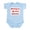 Sky Blue, variant on CafePress - Mommy Is My First Valentine Infant Bodysuit - Baby Light Bodysuit, Size Newborn - 24 Months