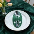 thumbnail image 4 of TanSiDing Easter Cutlery Pocket Silverware Holder, Bunny Egg Utensil Pouch for Festive Table Setting, Reusable Cloth Napkin Bag for Holiday Dinner Party Decor, 4 of 6