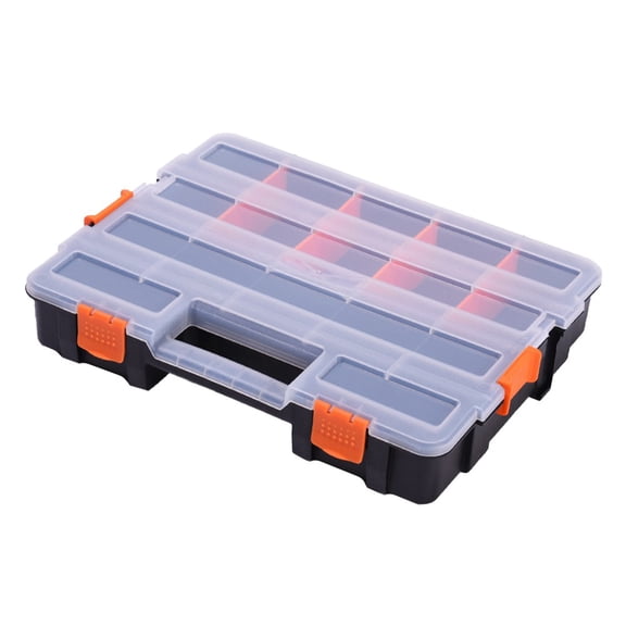Adjustable Compartment Storage Organiser For Screws Nails And Small Tools