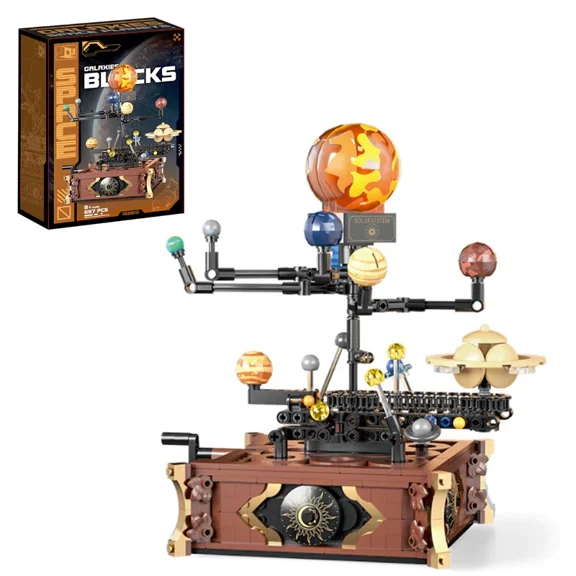 Honchoes Solar System Orbit Building Set Mini Not Compatible with Lego STEM Educational Toy Model for Adults Teens 697 Pcs