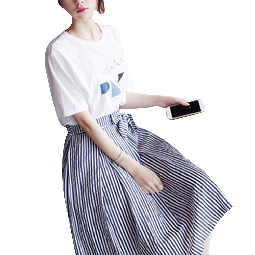 casual skirt and top set