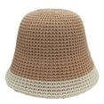 thumbnail image 1 of Sombrero de pescador plegable con circunferencia de 58-60 cm, sombrero de protección solar para mujer, sombrero de pescador sencillo a juego con colores, 1 of 6