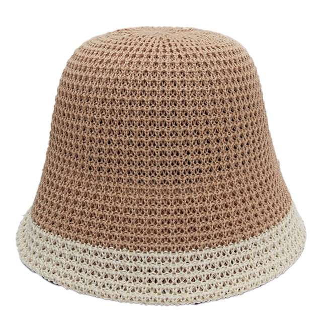 Sombrero de pescador plegable con circunferencia de 58-60 cm, sombrero de protección solar para mujer, sombrero de pescador sencillo a juego con colores