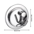 thumbnail image 3 of zhangmingg Stainless Steel Wall Mounted Rotating Coat Hook Rack No Drill Installation for Home Entryway Organization, 3 of 8