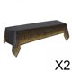 thumbnail image 1 of Mantel de boda, de mesa para decoración de fiesta de boda,Estampado dorado Rectángulo de mesa rosa con purpurina,Mantel tapiz negro Suministros para el hogar, de, 1 of 5
