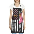 thumbnail image 3 of Sikiie Ribbon Breast Cancer Awareness Aprons for Kitchen Cooking Aprons, Chef Apron for Men Women Chef, 3 of 7